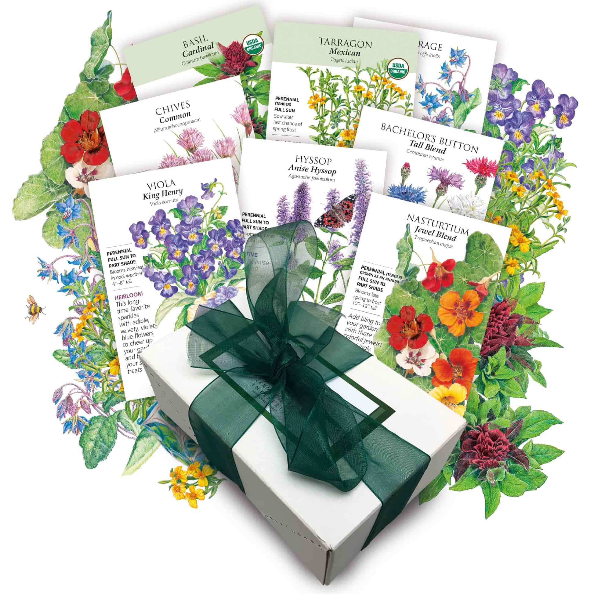 Edible Flowers Gift Set